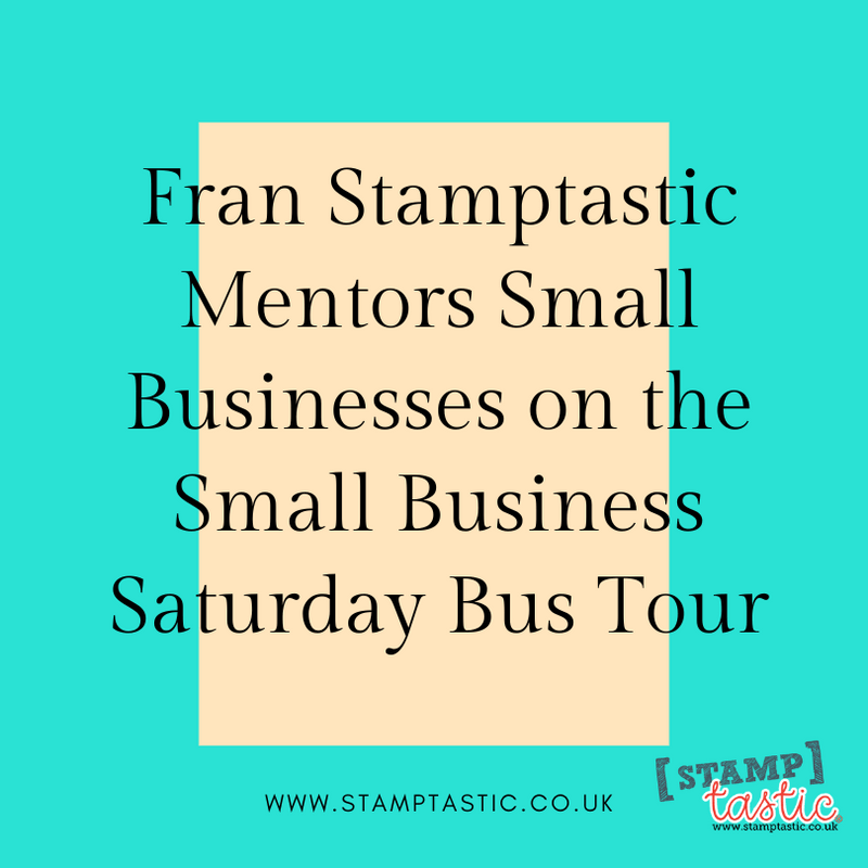 Fran Stamptastic Mentors Small Businesses on the Small Business Saturday Bus Tour