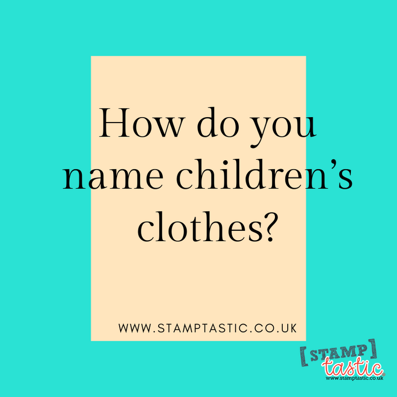 How do you name children’s clothes?