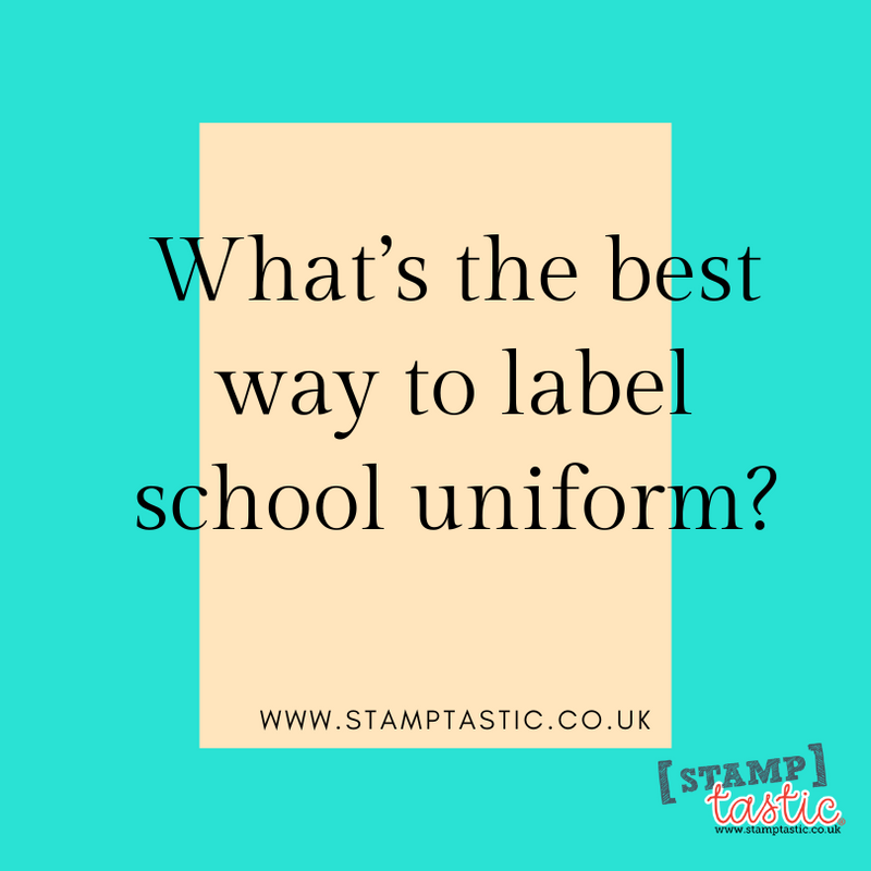 What’s the best way to label school uniform?