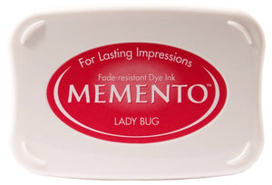Memento Lady Bug Inkpad - stamptastic-uk