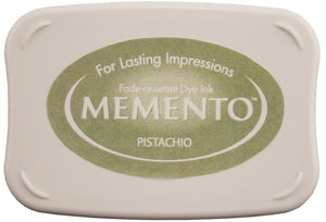 Memento Pistachio Inkpad - stamptastic-uk