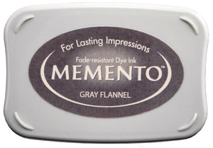 Memento Gray Flannel Inkpad - stamptastic-uk