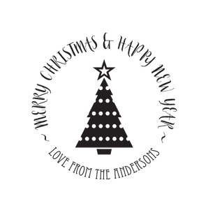 Christmas Tree Stamp - stamptastic-uk