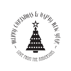Christmas Tree Stamp - stamptastic-uk