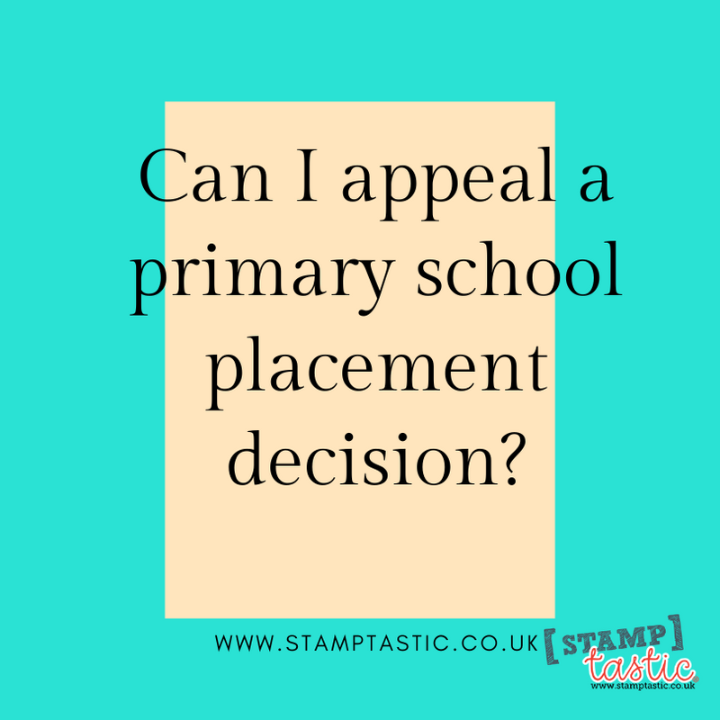 Can I appeal a primary school placement decision?