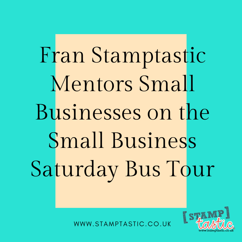 Fran Stamptastic Mentors Small Businesses on the Small Business Saturday Bus Tour