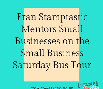 Fran Stamptastic Mentors Small Businesses on the Small Business Saturday Bus Tour