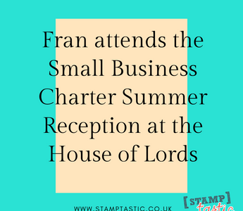 Fran attends the Small Business Charter Summer Reception at the House of Lords