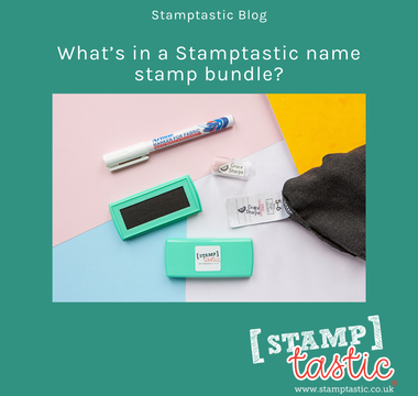 What's in a Stamptastic name stamp bundle?