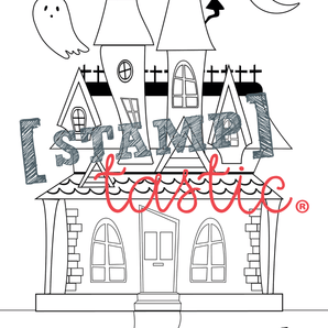 FREE Halloween Colouring In Poster - Castle