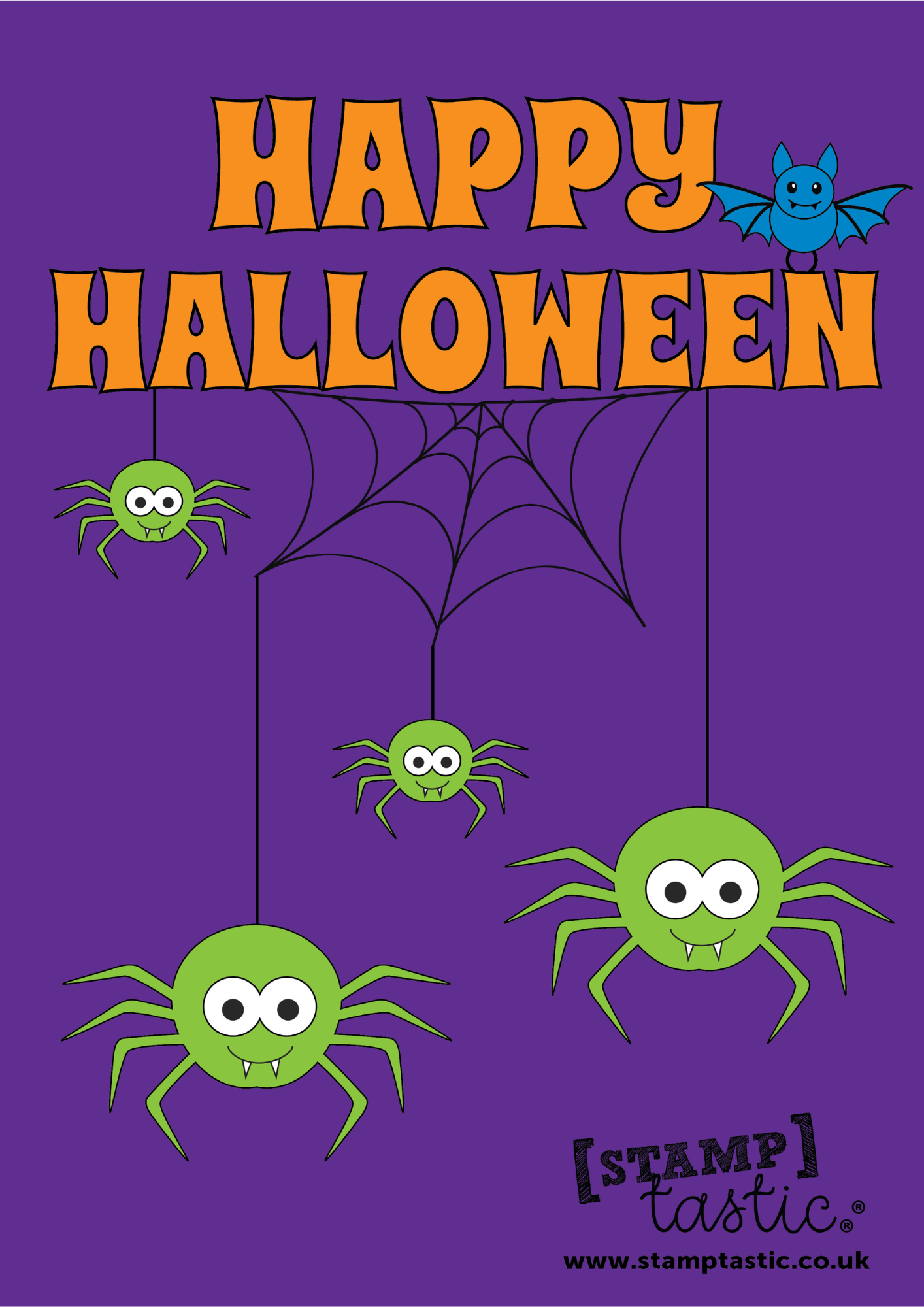 FREE Halloween Colouring In Poster - Spider