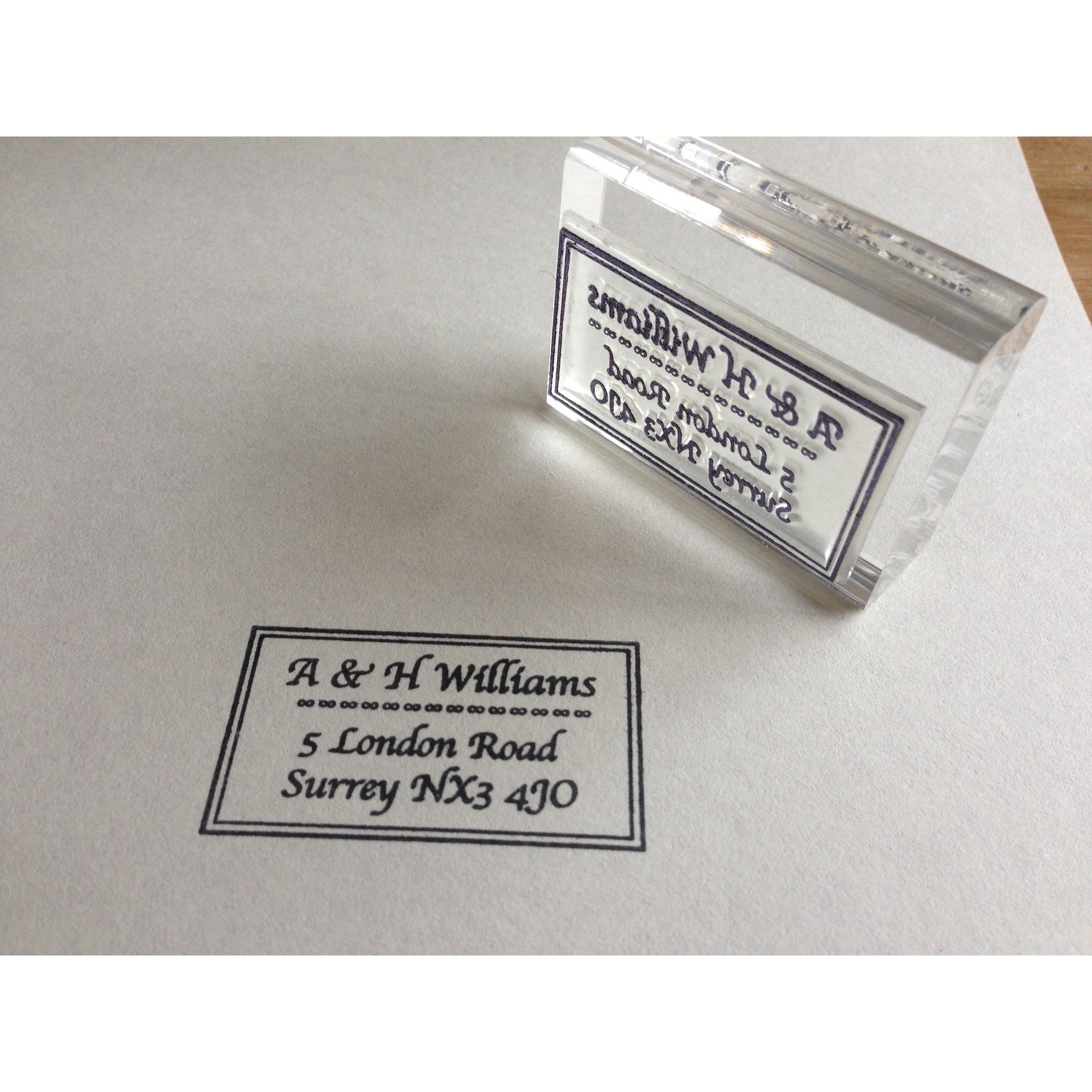 Classic Address Stamp - stamptastic-uk