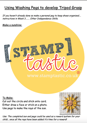Starting School Free Resource: Learning To Hold A Pencil - stamptastic-uk