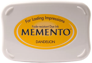 Memento Dandelion Yellow Inkpad - stamptastic-uk
