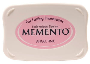 Memento Angel Pink Inkpad - stamptastic-uk