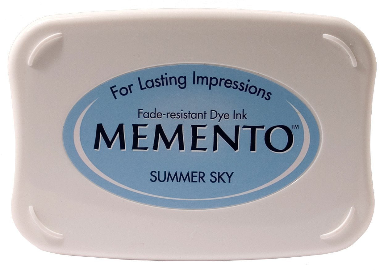 Memento Summer Sky Inkpad - stamptastic-uk