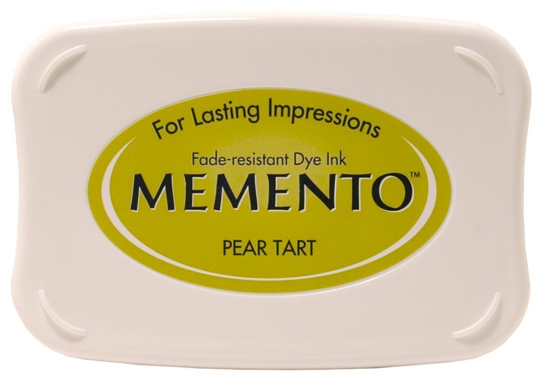 Memento Pear Tart Inkpad - stamptastic-uk