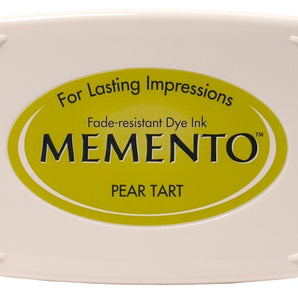 Memento Pear Tart Inkpad - stamptastic-uk