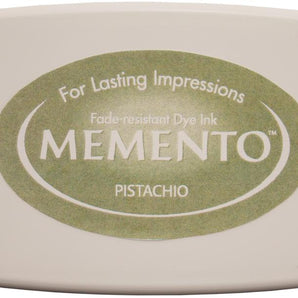 Memento Pistachio Inkpad - stamptastic-uk