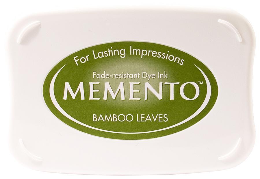 Memento Bamboo Leaves Inkpad - stamptastic-uk