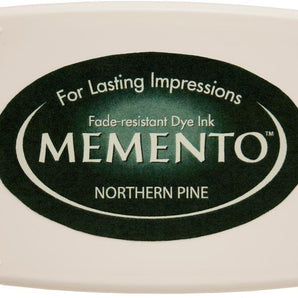 Memento Northern Pine Inkpad - stamptastic-uk