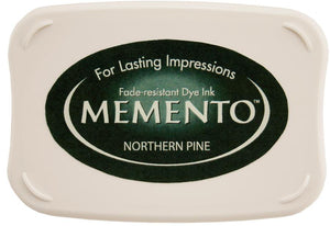 Memento Northern Pine Inkpad - stamptastic-uk