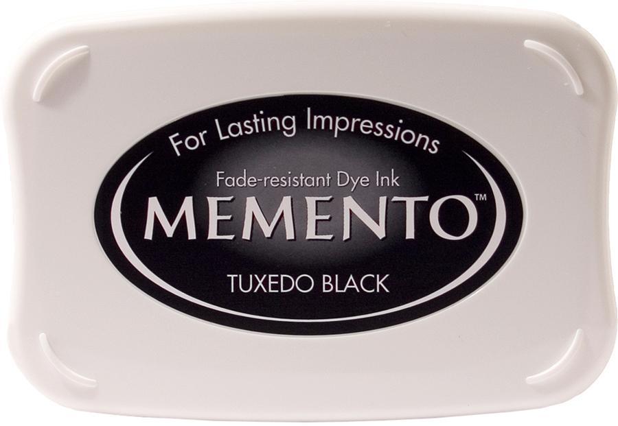 Memento Tuxedo Black Inkpad - stamptastic-uk