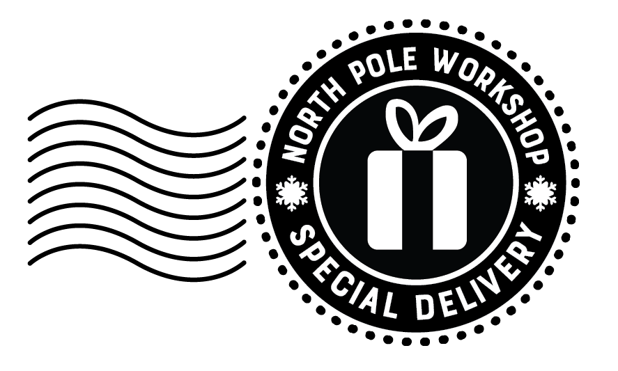 North Pole Stamp - Gift Special Delivery