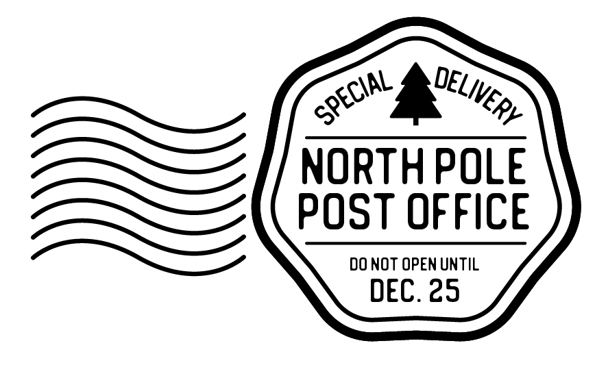 North Pole Stamp - North Pole Post Office