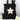 Personalised Star Teacher Black Cotton Bag