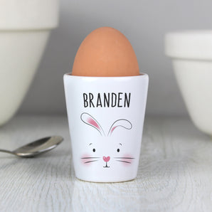 Personalised Bunny Egg Cup