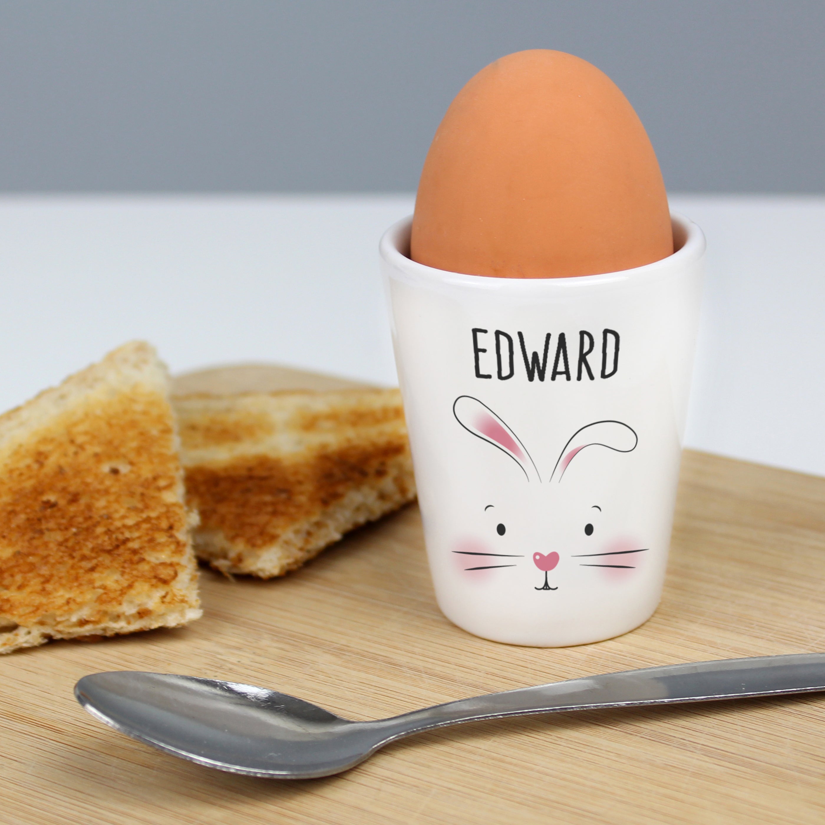 Personalised Bunny Egg Cup