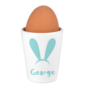 Personalised Bunny Ears Egg Cup