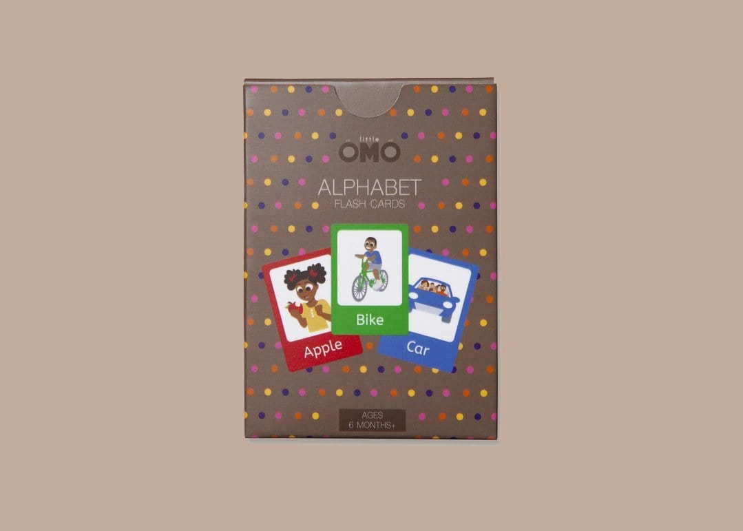 Little Omo Alphabet flashcards - stamptastic-uk