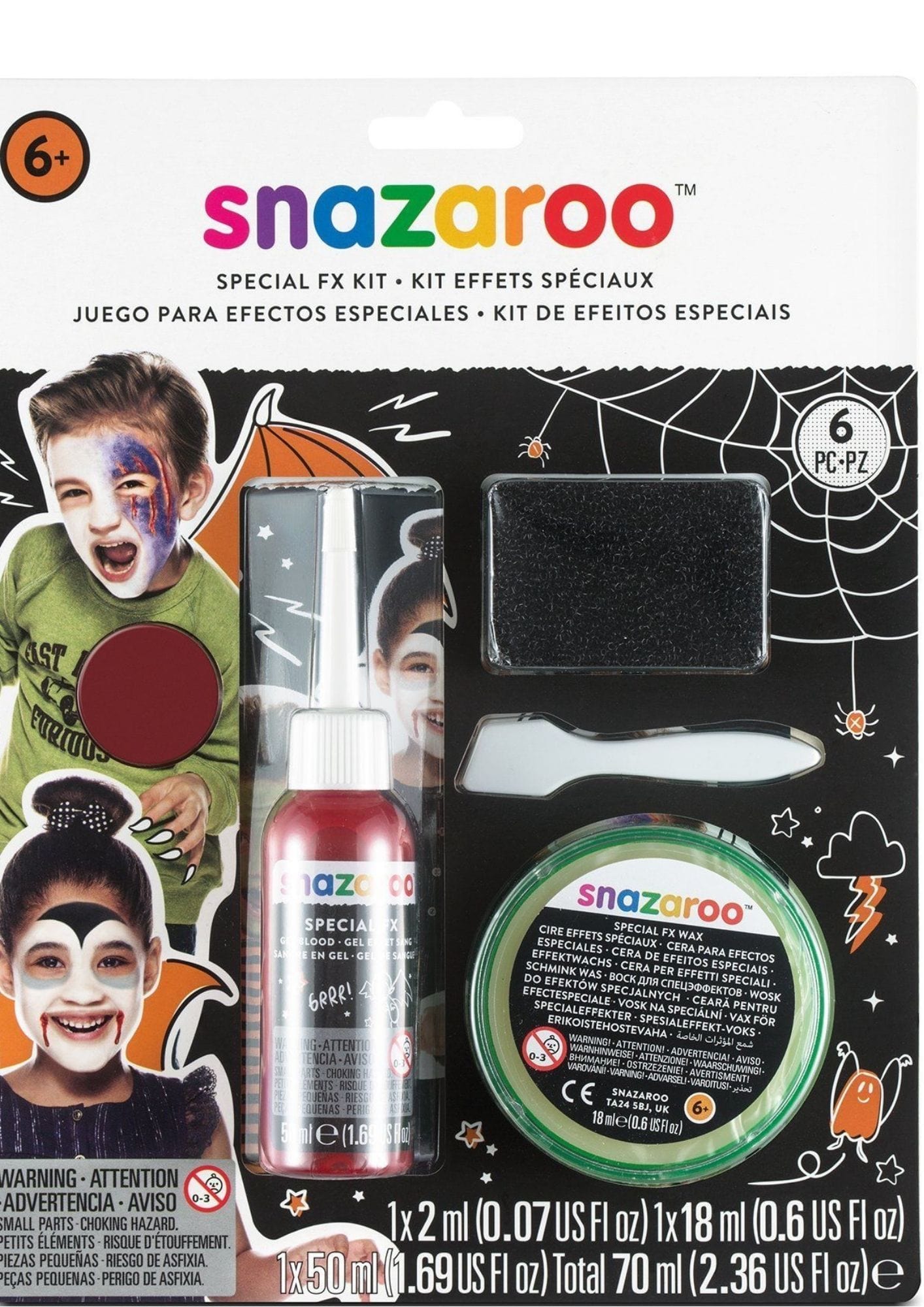 Snazaroo Special FX Facepaints - stamptastic-uk