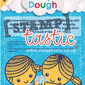 Starting School Free Resource: Playdough Activity Card - stamptastic-uk