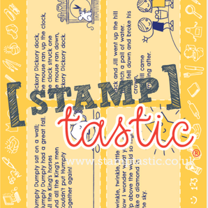 Starting School Free Resource: Rhyming Place Mat - stamptastic-uk