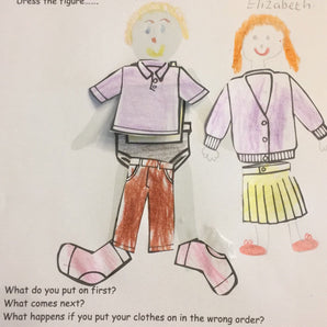 Starting School Free Resource: Learning To Get Dressed Independently (Dress Me) - stamptastic-uk