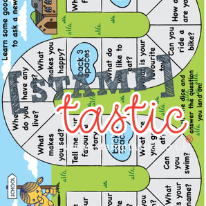 Starting School Free Resource: Social Skills Board Game - stamptastic-uk