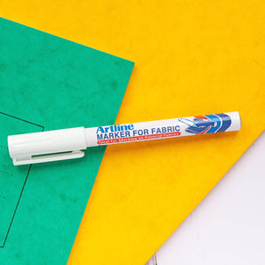 White Fabric Pen - stamptastic-uk