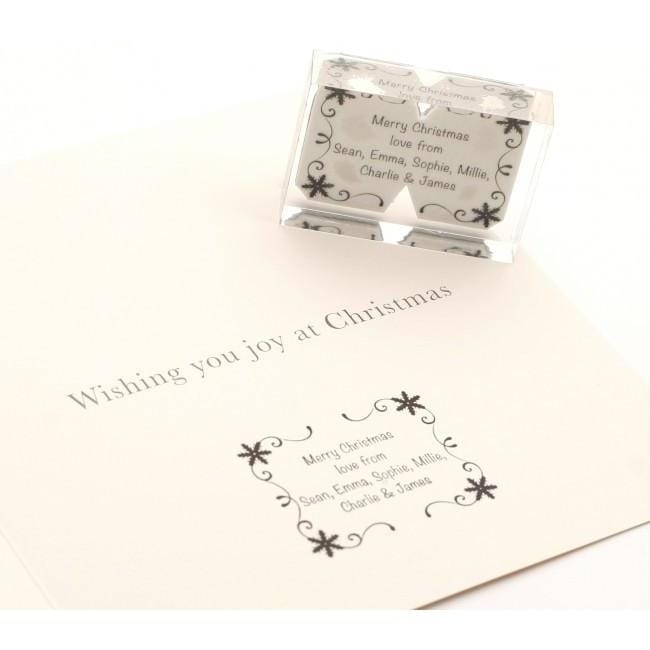 Merry Christmas stamp - stamptastic-uk