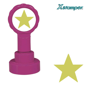 Gold Star Stamp - stamptastic-uk