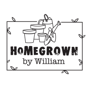 Homegrown By..... with Watering Can Stamp - stamptastic-uk