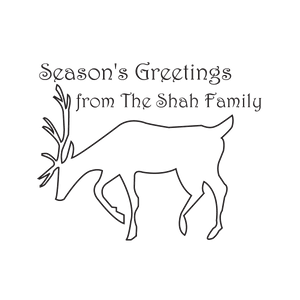 Reindeer Stamp - stamptastic-uk