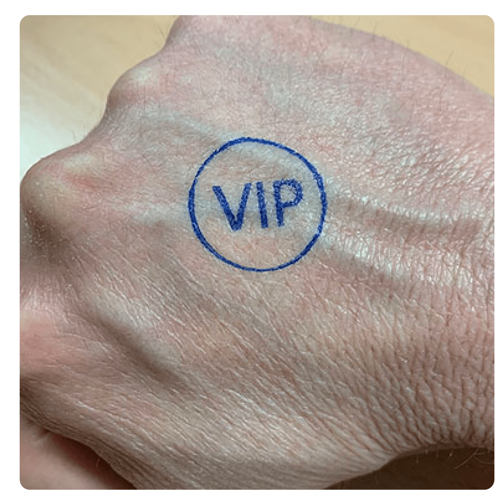 Self Inking Bespoke Custom Logo Hand Stamp - stamptastic-uk