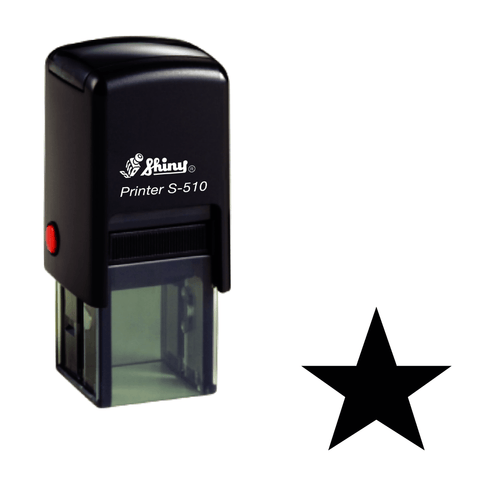 Star Loyalty Card Self inking Rubber Stamp